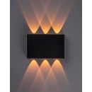 Rabalux 77192 LED kültéri fali lámpa Portel | 5W integrált LED forrás | 450lm | 2700/4000K | fekete