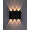 Rabalux 77192 LED kültéri fali lámpa Portel | 5W integrált LED forrás | 450lm | 2700/4000K | fekete