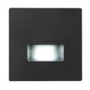 Rabalux 77195 LED kültéri fali lámpa Lunca | 1W integrált LED forrás | 15lm | 3000/4500/6500K | fekete