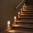 Rabalux 77196 LED kültéri fali lámpa Lunca | 1W integrált LED forrás | 50lm | 3000/4500/6500K | fehér