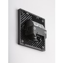Rabalux 77197 LED kültéri fali lámpa Lunca | 1W integrált LED forrás | 15lm | 3000/4500/6500K | mozgásérzékelő | fekete