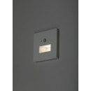 Rabalux 77198 LED kültéri fali lámpa Lunca | 1W integrált LED forrás | 50lm | 3000/4500/6500K | mozgásérzékelő | fehér