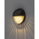 Rabalux 77203 LED napelemes kültéri fali lámpa Lermos | 0,1W integrált LED forrás | 3lm | 3000K | fekete