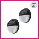Rabalux 77203 LED napelemes kültéri fali lámpa Lermos | 0,1W integrált LED forrás | 3lm | 3000K | fekete