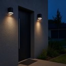 Rabalux 77209 LED kültéri fali lámpa Urfa Line | 9W integrált LED forrás | 810lm | 3000/4000/6000K | antracit