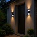 Rabalux 77210 LED kültéri fali lámpa Urfa Line | 16W integrált LED forrás | 1500lm | 3000/4000/6000K | antracit