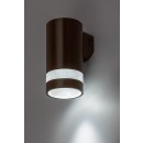 Rabalux 77211 LED kültéri fali lámpa Urfa Line | 9W integrált LED forrás | 800lm | 3000/4000/6000K | barna