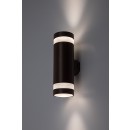 Rabalux 77212 LED kültéri fali lámpa Urfa Line | 16W integrált LED forrás | 1400lm | 3000/4000/6000K | barna