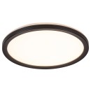 Rabalux 7774 LED kültéri mennyezeti lámpa Inverness 1x15W | 1190lm | 2700-6500K | IP44 - távirányító, szabályozható, éjszakai üzemmód, WiFi, időzítő, fekete