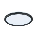 Rabalux 7774 LED kültéri mennyezeti lámpa Inverness 1x15W | 1190lm | 2700-6500K | IP44 - távirányító, szabályozható, éjszakai üzemmód, WiFi, időzítő, fekete