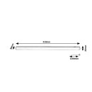 Rabalux 98078003 LED fali lámpa Greg | 4W integrált LED forrás | 390lm | 4000K