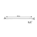 Rabalux 98078005 LED fali lámpa Greg | 13W integrált LED forrás | 1220lm | 4000K