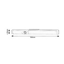Rabalux 98078031 LED fali lámpa Rakar  | 3W integrált LED forrás | 180lm | 4000K