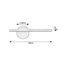 Rabalux 98078034 LED fali lámpa Sabira  | 6W integrált LED forrás | 310lm | 4000K