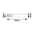 Rabalux 98078040 LED fali lámpa Bath  | 10W integrált LED forrás | 900lm | 4000K