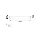 Rabalux 98078058 LED fali lámpa Easylight2  | 5W integrált LED forrás | 390lm | 4000K