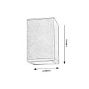 Rabalux 7820 kültéri mennyezetre szerelhető lámpa Zombor 1x35W | GU10 | IP54 - antracit