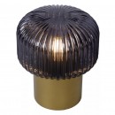 Lucide 78595/01/02 asztali kislámpa Jany 1x40W | E14 - sárgaréz, kábelkapcsoló