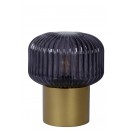 Lucide 78595/01/02 asztali kislámpa Jany 1x40W | E14 - sárgaréz, kábelkapcsoló