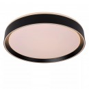 Lucide 79182/24/30 LED mennyezetre szerelhető lámpa Nuria 1x18W | 1920lm | 2700K - fekete, szabályozható