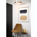 Lucide 79184/24/02 LED mennyezetre szerelhető lámpa Malin 1x24W | 1900lm | 2700K - sárgaréz, szabályozható