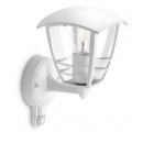 Philips 15388/31/16 kültéri fali lámpa mozgásérzékelővel Creek 1x60W|E27|IP44