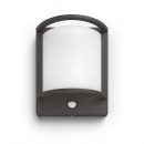Philips 17392/93/P0 LED kültéri fali lámpa mozgásérzékelővel Samondra 1x12W|2700K|IP44