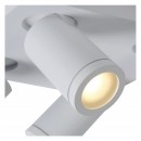 Lucide 09930/20/31 mennyezeti spotlámpa 4x5W | LED GU10 | 4x320lm | 2200K/3000K | IP44 - az izzó a csomag tartalma, fehér, állítható, szabályozható, CCT