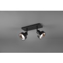 Trio 800700232 mennyezetre szerelhető spotlámpa Leon 2x35W | GU10 | IP20 - fekete