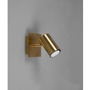 Trio 802400104 mennyezetre szerelhető vagy fali spotlámpa Marley 1x35W | GU10 - sárgaréz