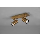 Trio 802400204 mennyezetre szerelhető spotlámpa Marley 2x35W | GU10 - sárgaréz