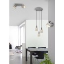 Trio 803600207 mennyezeti vagy fali lámpa Wailer 2x5W | GU10 | IP20 - nikkel szürkével