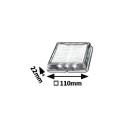 Rabalux 8104 LED kültéri orientációs napelemes lámpa Bilbao 1x0,2W | 4000K | IP67 - fekete