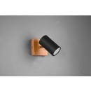 Trio 812400132 mennyezetre szerelhető vagy fali spotlámpa Marley 1x35W | GU10 - fekete