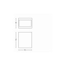 Philips 17209/30/16 LED kültéri fali lámpa Flagstone 1x3W | 300lm | 2700K | IP44 - fekete