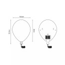 Zuma Line 003064-029595 LED fali lámpa BALLOON integrált LED forrás