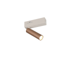 Trio T849210165 LED fali spotlámpa AMBALA | 5W integrált LED forrás | 1x500lm | 2300+3000+4000K | kapcsolóval | barna