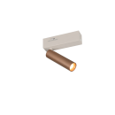 Trio T849210165 LED fali spotlámpa AMBALA | 5W integrált LED forrás | 1x500lm | 2300+3000+4000K | kapcsolóval | barna