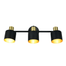 Trio T868800380 mennyezeti spotlámpa EVA | 10W E14 | fekete | aranyszínű