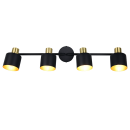 Trio T868800480 mennyezeti spotlámpa EVA | 10W E14 | fekete | aranyszínű