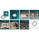 Philips 8721103131393 LED süllyeszthető lámpa MESON | 20W integrált LED forrás | 1500lm | 4000K | fekete