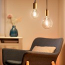 WiZ Tunable white 8718699786694 intelligens LED szénszálas izzó E27 | 1x6,7W | 806lm | 2700-6500K - földgömb alakú