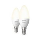 Philips Hue 8719514320628 LED izzókészlet 2x5,5W | E14 | 470lm | 2700K - 2 db-os készlet, Bluetooth,  White
