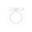 Philips 8719514328846 LED mennyezeti lámpa Magneos Slim 1x12W | 1350lm | 4000K - EyeComfort, fehér
