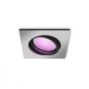 Philips Hue 8719514338807 LED süllyeszthető lámpa Centura 1x5,7W | GU10 | 350lm | 2200-6500K | RGB - szabályozható, Bluetooth, White and color ambiance, alumínium