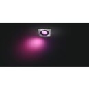 Philips Hue 8719514338807 LED süllyeszthető lámpa Centura 1x5,7W | GU10 | 350lm | 2200-6500K | RGB - szabályozható, Bluetooth, White and color ambiance, alumínium