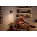 Philips Hue 8719514339248 LED fali vagy mennyezeti spotlámpa Buckram 1x5W | GU10 | 350lm | 2200-6500K- szabályozható, távirányítós, Bluetooth, White Ambiance, fekete