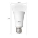 Philips Hue 8719514343320 LED izzó 1x15,5W | E27 | 1600lm | 2700K - White, fehér