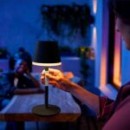 Philips Hue 8719514404595 LED hordozható érintős asztali lámpa Go 36cm | 1x6,2W | 530 lm - fekete IP54, White and Color Ambiance