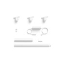 Philips Hue 8719514407862 Perifo LED fali spotlámpa - készlet 1x15,6W | 3x490lm | 2000-6500K+RGB - White and Color Ambiance, fehér